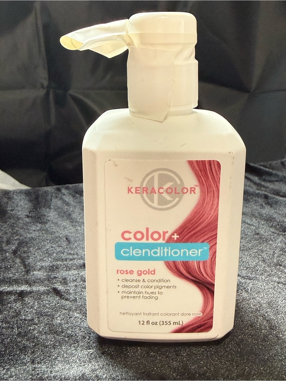 Keracolor Rose Gold Color+ Clenditioner 12 oz